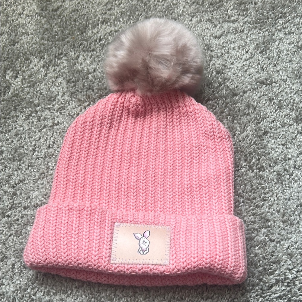 Piglet Pink Knit Beanie NWOT